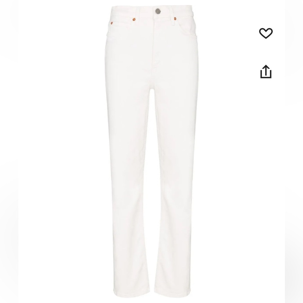 Re/done 70s Ultra High Rise Stove Pipe Denim